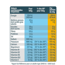 Andros sport Electolytes fruits rouges