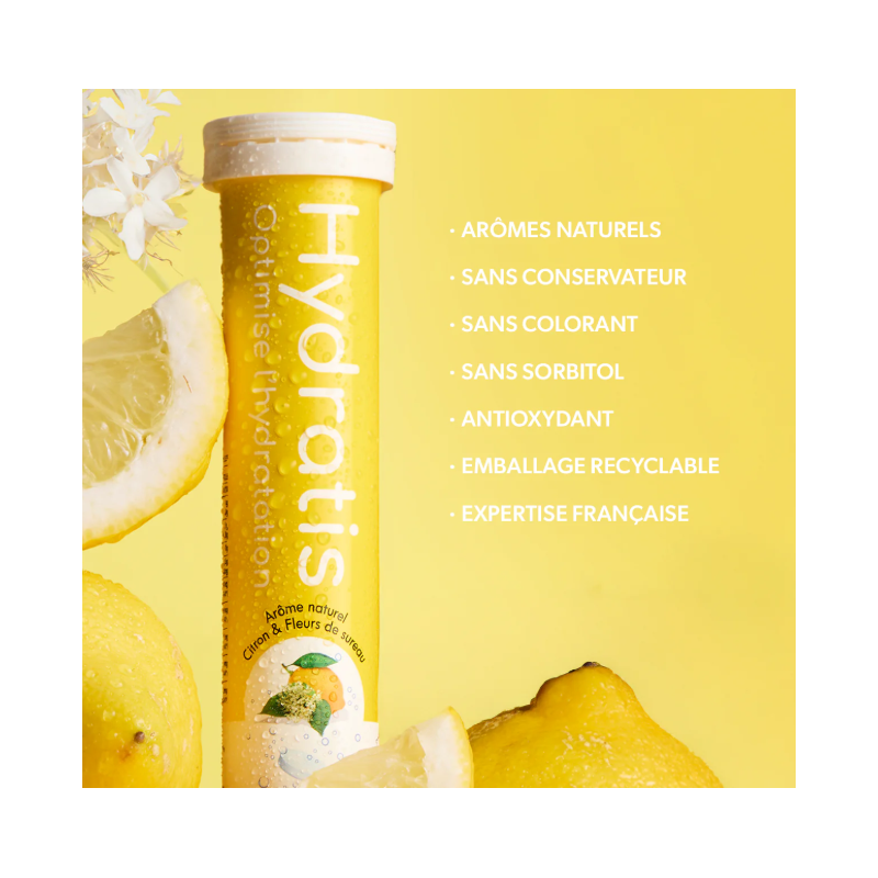 Pastille saveurs citron et fleur de sureau