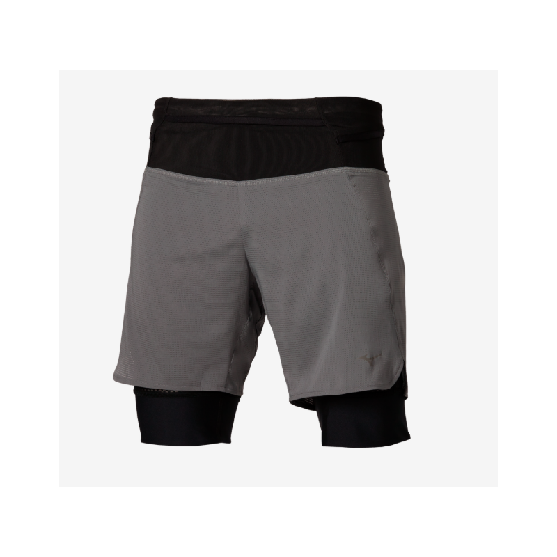 Mizuno Multipocket trail 2 in 1 short (M)