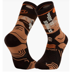 Socquette Trek Summit high lyocell Olympus Marron