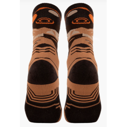 Socquette Trek Summit high lyocell Olympus Marron