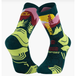 Socquette Trek Summit high lyocell Pyrenees Vert