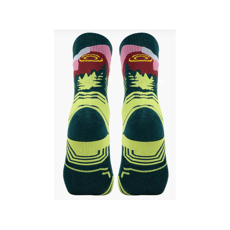 Socquette Trek Summit high lyocell Pyrenees Vert