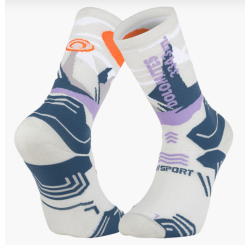 Socquette Trek Summit high lyocell Dolomites Gris