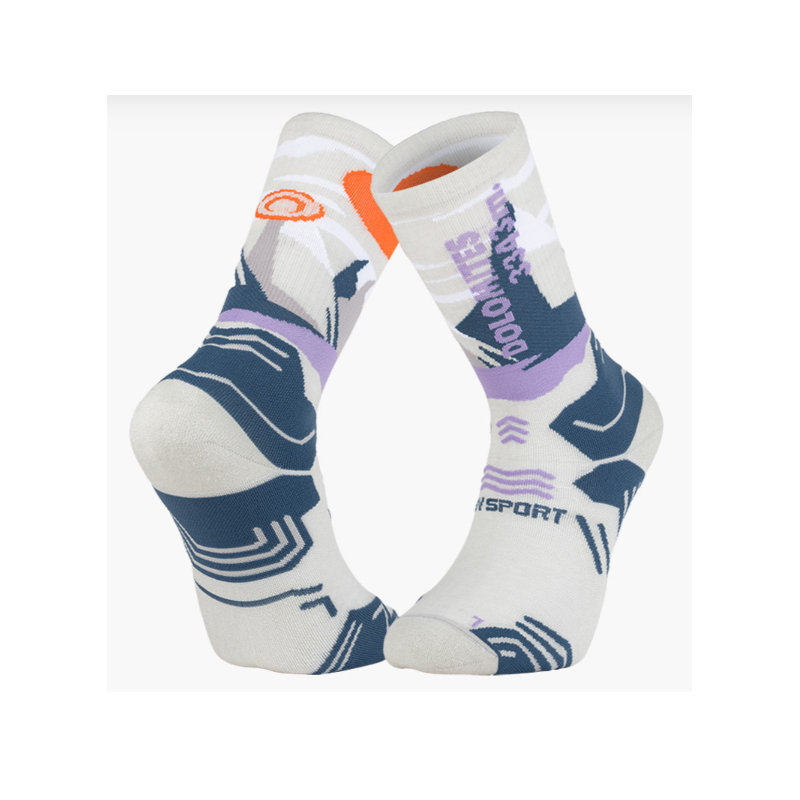 Socquette Trek Summit high lyocell Dolomites Gris