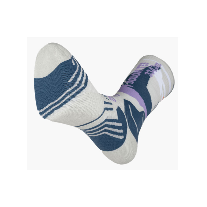 Socquette Trek Summit high lyocell Dolomites Gris