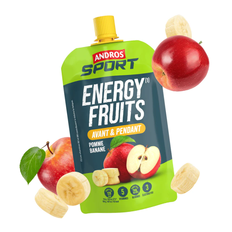 Andros sport Energy Fruits manzana y plátano