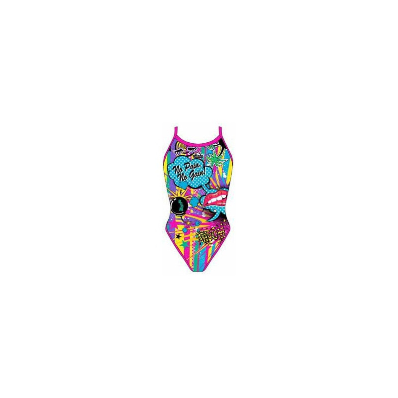 Maillot de bain natation Femme Crazy Comic