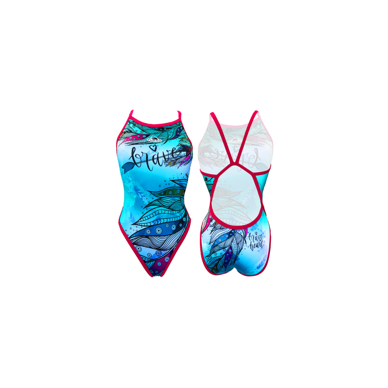 Kopie von Maillot de bain natation Femme Brave