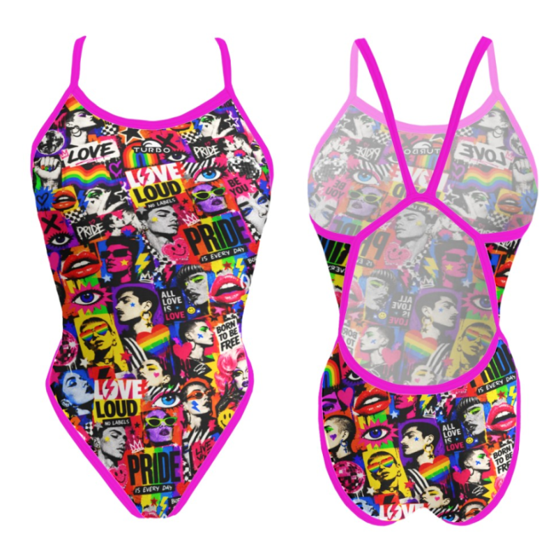 Maillot de bain femme Pride Collage