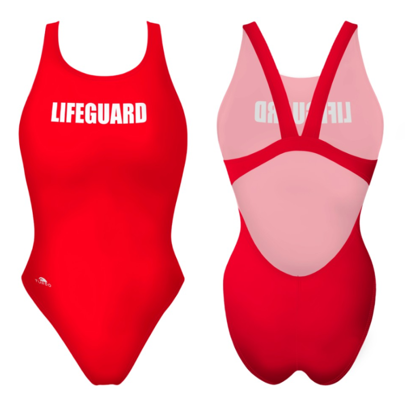 Maillot de bain femme Bretelles larges Lifeguard