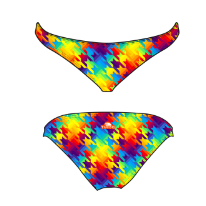 Turbo Bas de bikini braga mare chevi rainbow