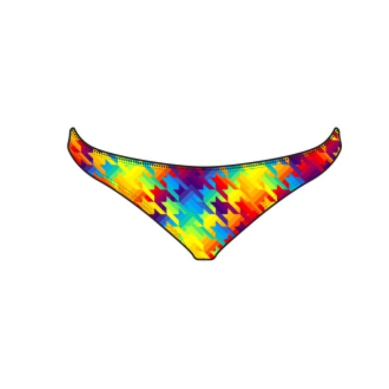 Turbo Bas de bikini braga mare chevi rainbow