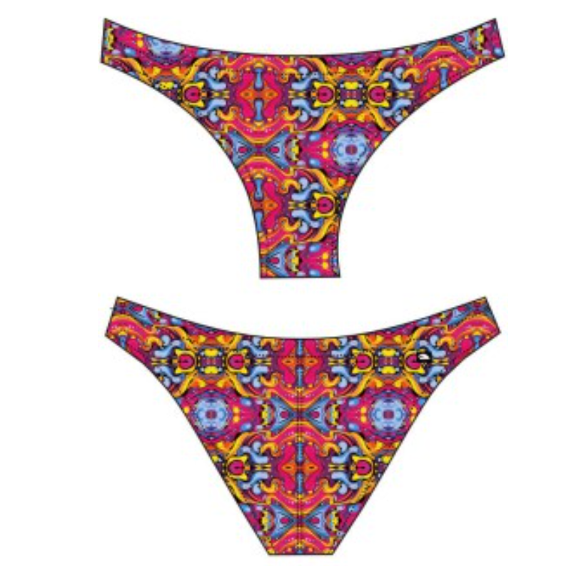 Bas bikini braga funky kaleidocoast