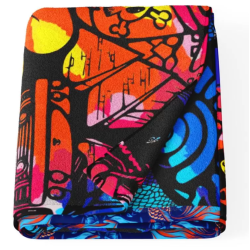 Serviette Natation Coton+Microfibres Dumb