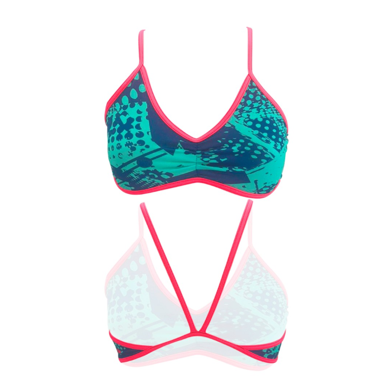 Turbo Haut bikini funky aqua vortex