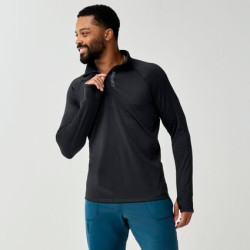 Brooks Momentum Thermal 1/2 Zip Herren schwarz | Tripp Sport