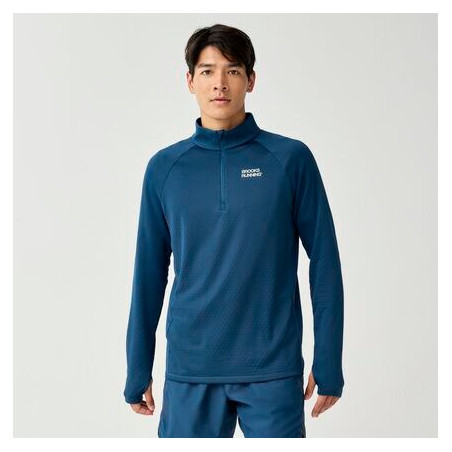 Brooks Thermal Reflective 1/2 Zip homme indigo — vue principale