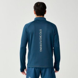 Brooks Thermal Reflective 1/2 Zip Herren Indigo — weitere Ansicht