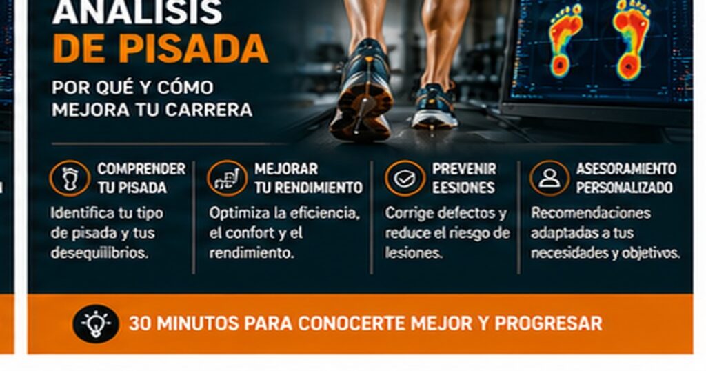 Análisis de pisada para comprender mejor la carrera