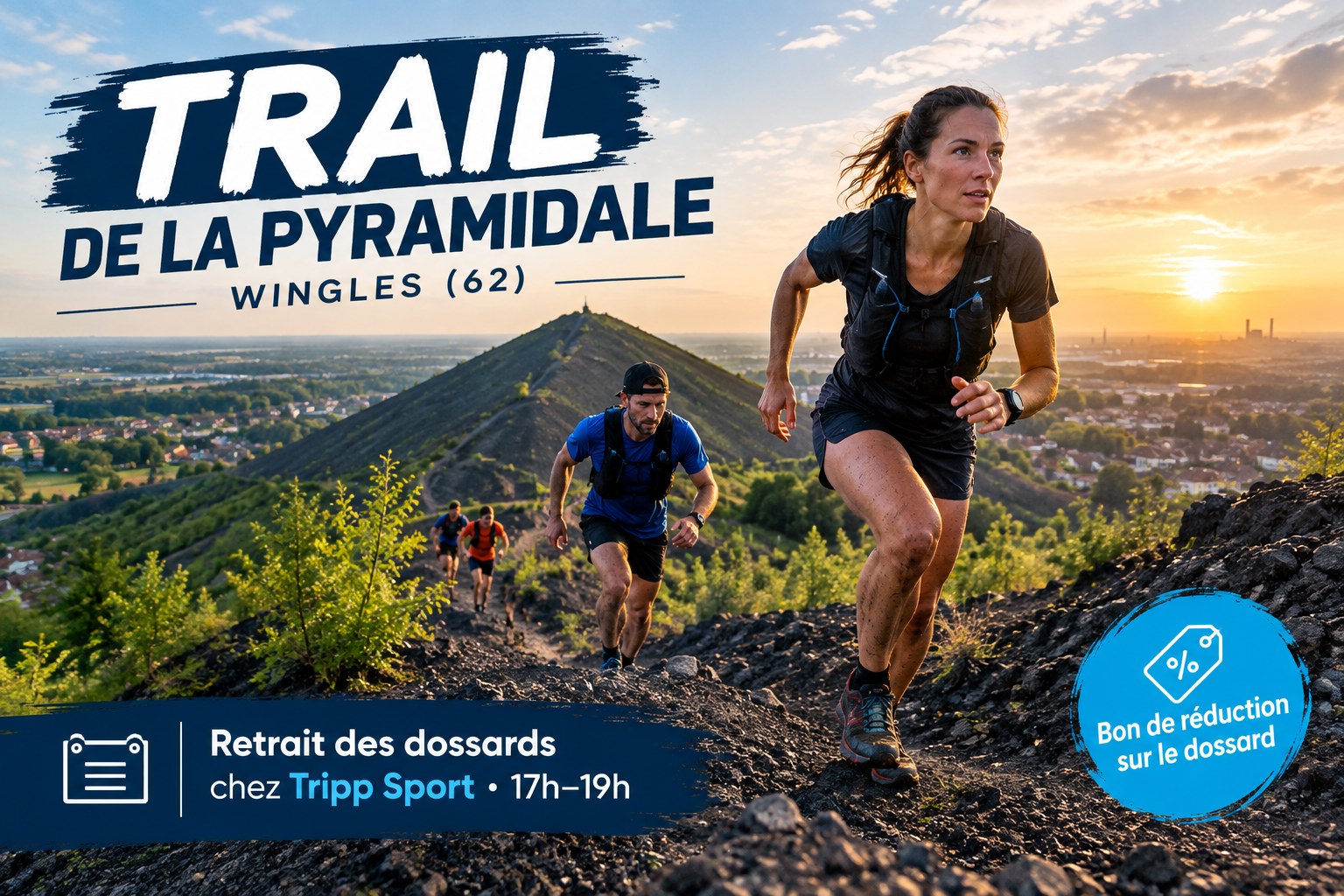 Trail de la Pyramidale Wingles 2026 – Startnummernausgabe bei Tripp Sport
