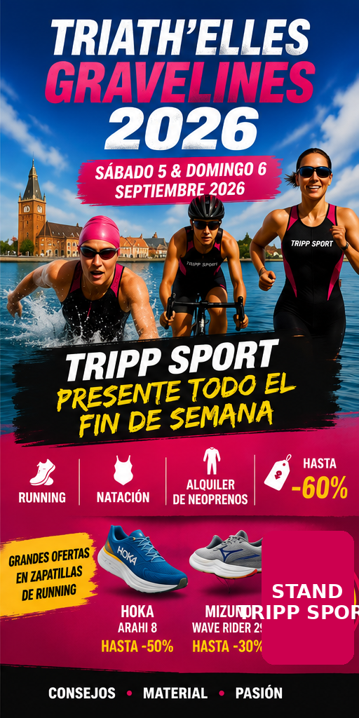 Triath’Elles Gravelines 2026 - Tripp Sport running, natación y alquiler de neoprenos