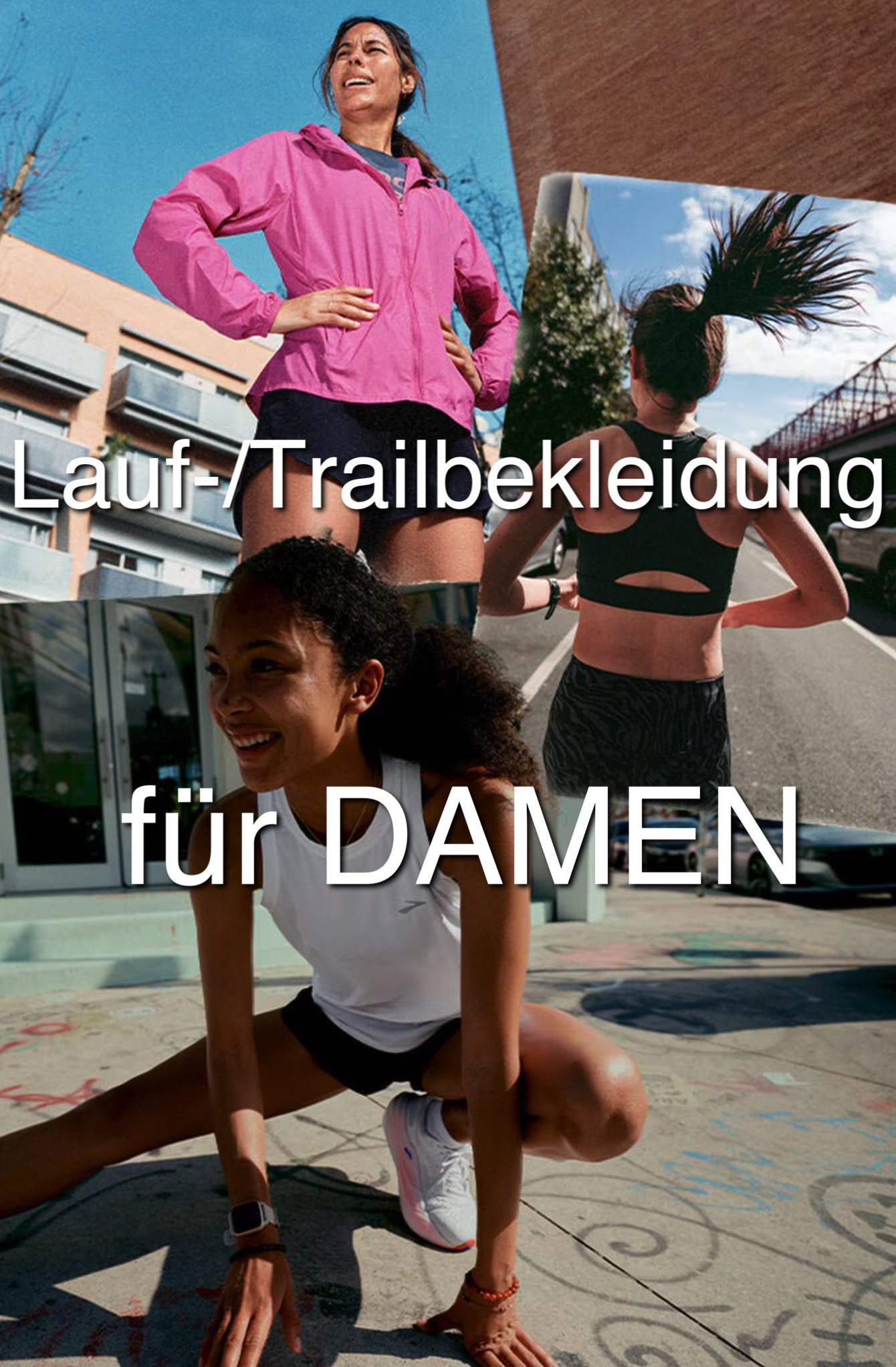 Lauf-/Trailbekleidung für Damen